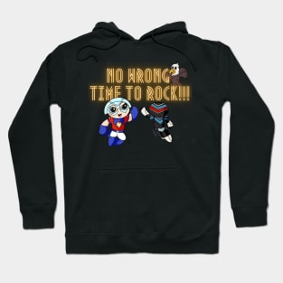 No Wrong Time To Rock!!! - Peacemaker, Vigilante and Eagly Hoodie